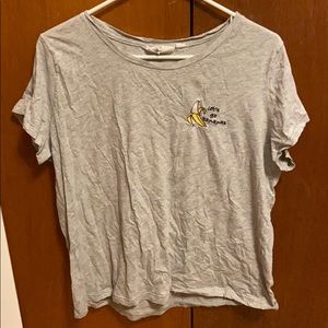 H&M Grey Banana T-Shirt